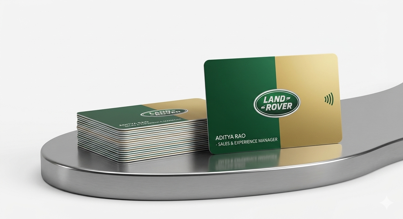 Networking Card 
in Stainless Steel