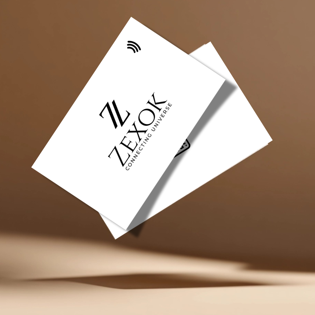 Zexok NFC Business Card: Tap to Connect Your Universe