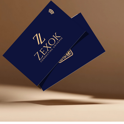 Zexok NFC Business Card: Tap to Connect Your Universe